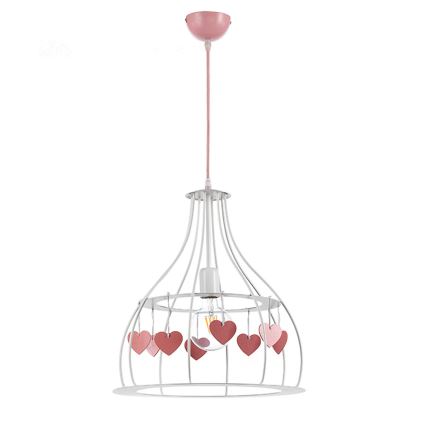 ONLI - Lühter lastele TITTA 1xE27/22W/230V roosa