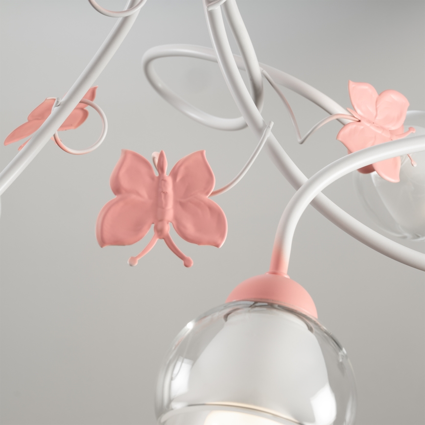 ONLI - Lühter lastetuppa BUTTERFLY 3xE14/6W/230V