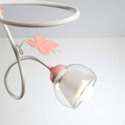 ONLI - Lühter lastetuppa BUTTERFLY 3xE14/6W/230V