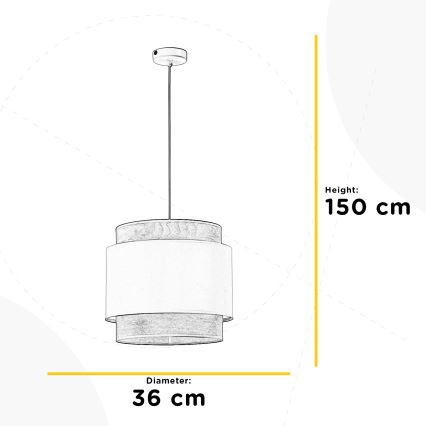 ONLI - Lühter LICIA 1xE27/22W/230V