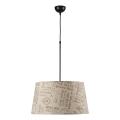 ONLI - Lühter MAIDA 1xE27/15W/230V d. 50 cm pruun