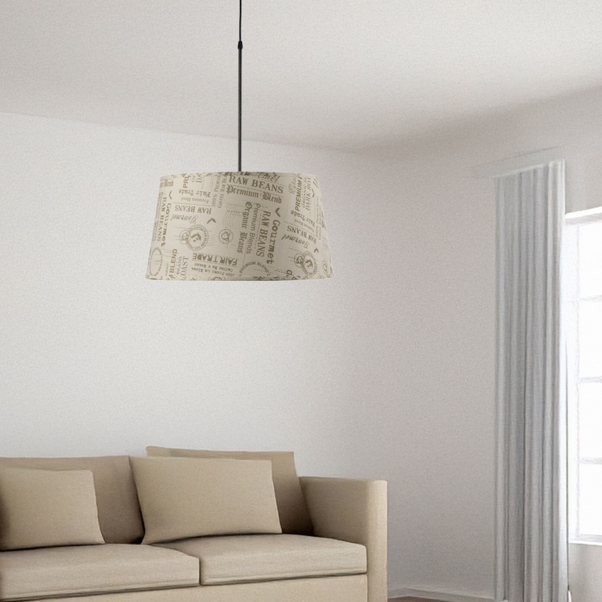 ONLI - Lühter MAIDA 1xE27/15W/230V d. 50 cm pruun