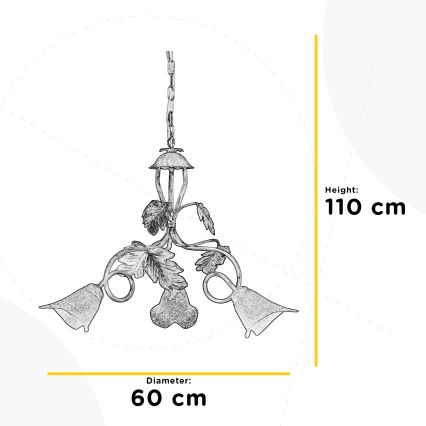 ONLI - Lühter MARILENA 3xE14/6W/230V