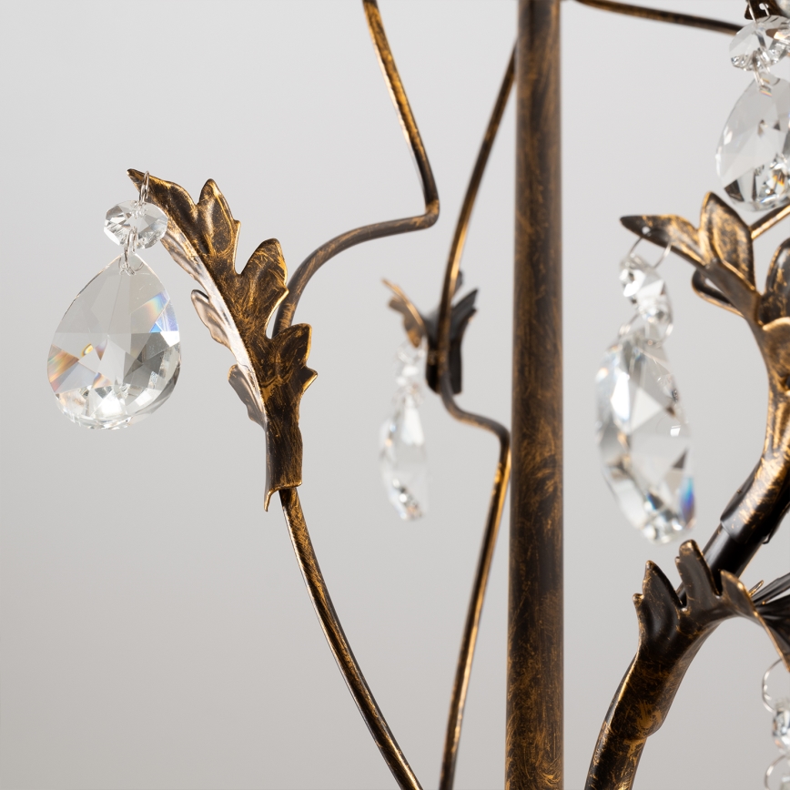 ONLI - Lühter TERESA 3xE14/6W/230V pronks