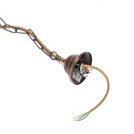 ONLI - Lühter TERESA 5xE14/6W/230V pronks