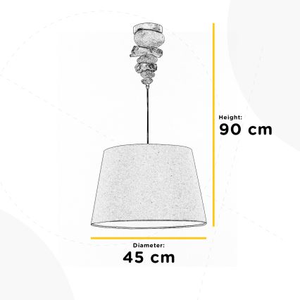 ONLI - Lühter VERA 1xE27/22W/230V