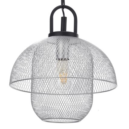 ONLI - Lühter ZAIR 1xE27/22W/230V must/hõbedane