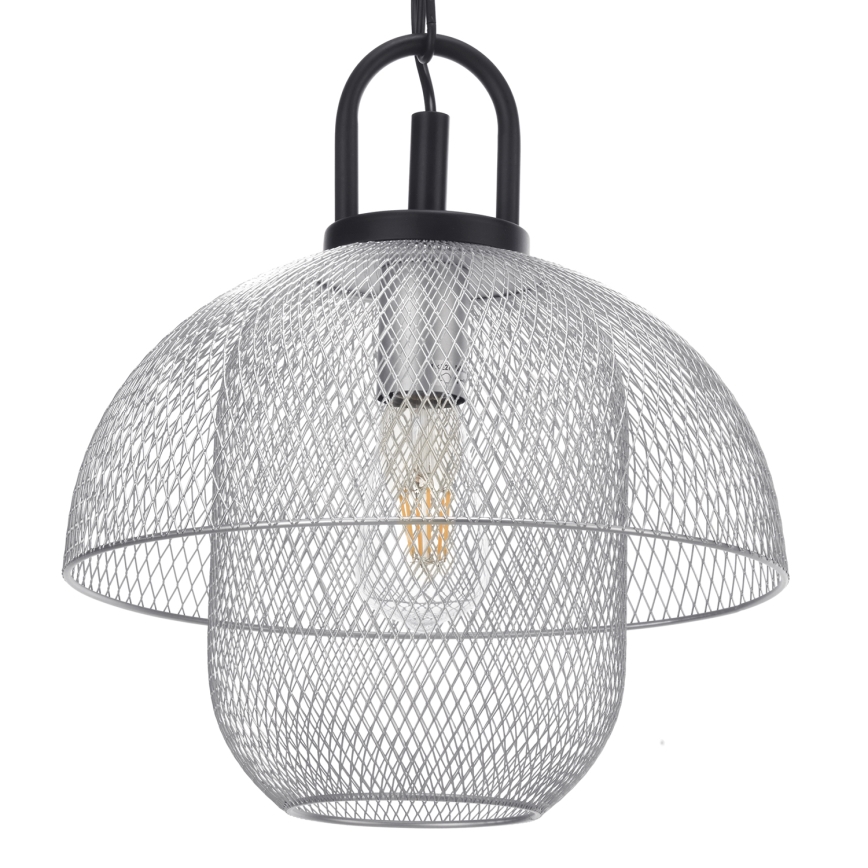 ONLI - Lühter ZAIR 1xE27/22W/230V must/hõbedane
