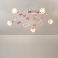 ONLI - Pinnale kinnitatav lühter lastetuppa BUTTERFLY 5xE14/6W/230V