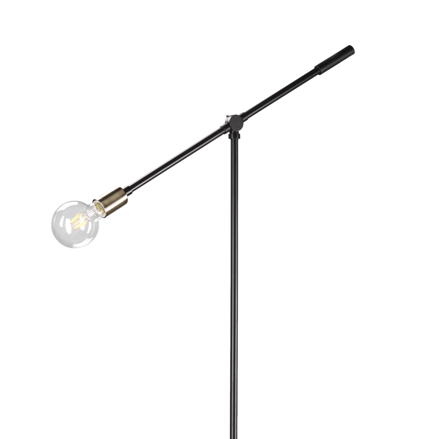 ONLI - Põrandalamp ASTE 1xE27/15W/230V must/kuldne