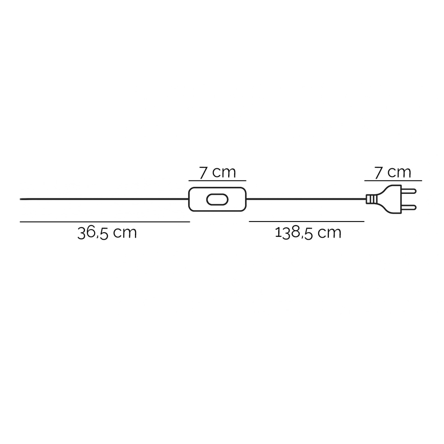 ONLI - Põrandalamp CROSS 1xE27/22W/230V