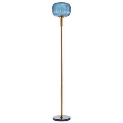 ONLI - Põrandalamp DOROTY 1xE27/22W/230V sinine/kuldne