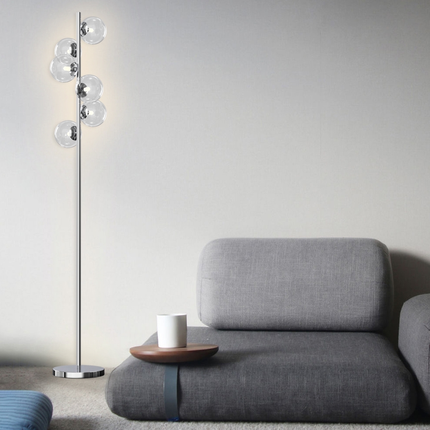 ONLI - Põrandalamp KIMBERLY 6xG9/6W/230V läikiv kroom