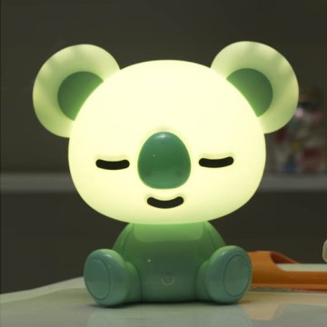 ONLI - PUPPIES hämardatav LED laste öölamp LED/3W/230V 20 cm koala/roheline