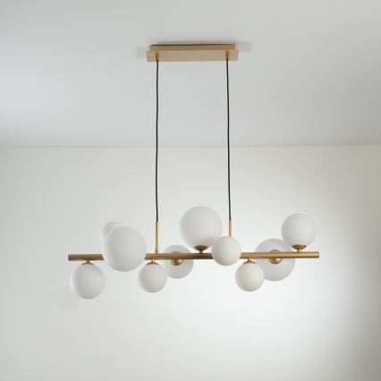 ONLI - Rippvalgusti kaabliga PALOMA 10xG9/3W/230V kuldne