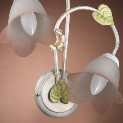 ONLI - Seinavalgusti BOTTON DORO 2xE14/6W/230V