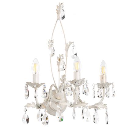 ONLI - Seinavalgusti TERESA 3xE14/6W/230V valge