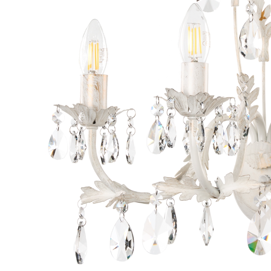 ONLI - Seinavalgusti TERESA 3xE14/6W/230V valge