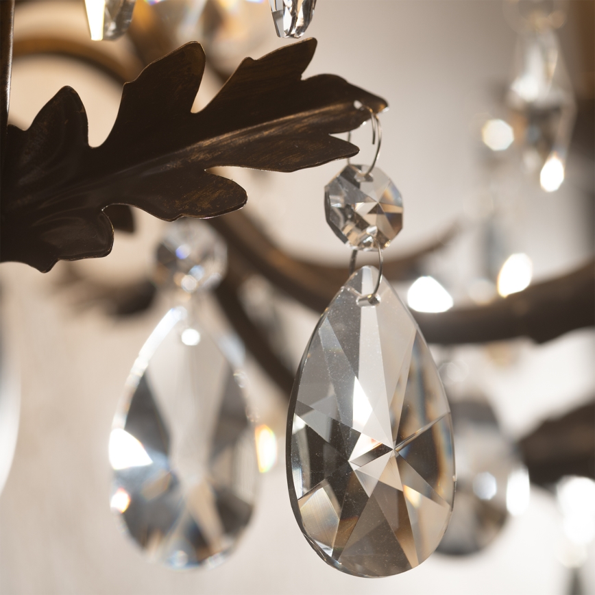 ONLI - Seinavalgusti TERESA 5xE14/6W/230V pronks