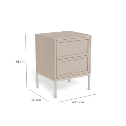 Öökapp ALIN 46x40 cm taupe