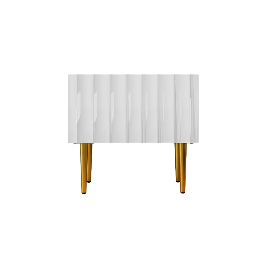 Öökapp ARCOS 46x50 cm valge/kuldne
