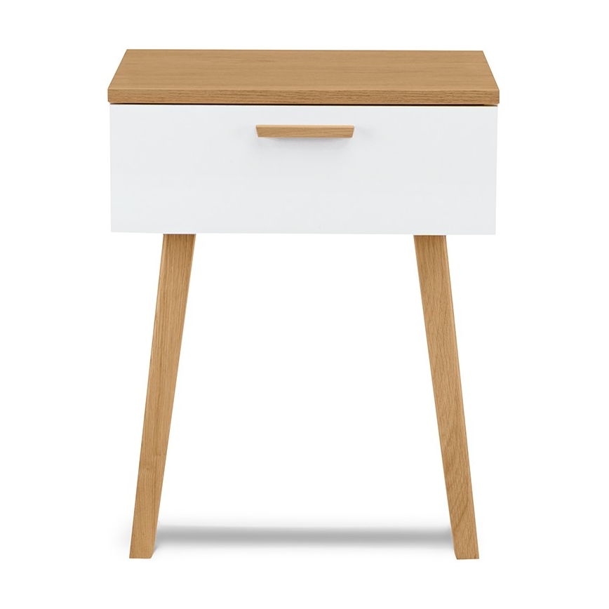 Öökapp FRISK 60x48 cm naturaalne tamm/valge
