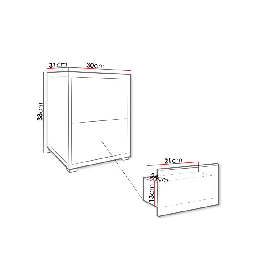 Öökapp GESITA 38x30 cm Cremona-tamm