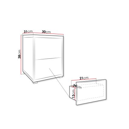 Öökapp GESITA 38x30 cm kašmiir