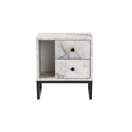 Öökapp GLIMMER 50x45,2 cm marmor disain/must