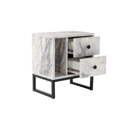 Öökapp GLIMMER 50x45,2 cm marmor disain/must