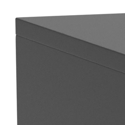 Öökapp LIGNE 50x35 cm must