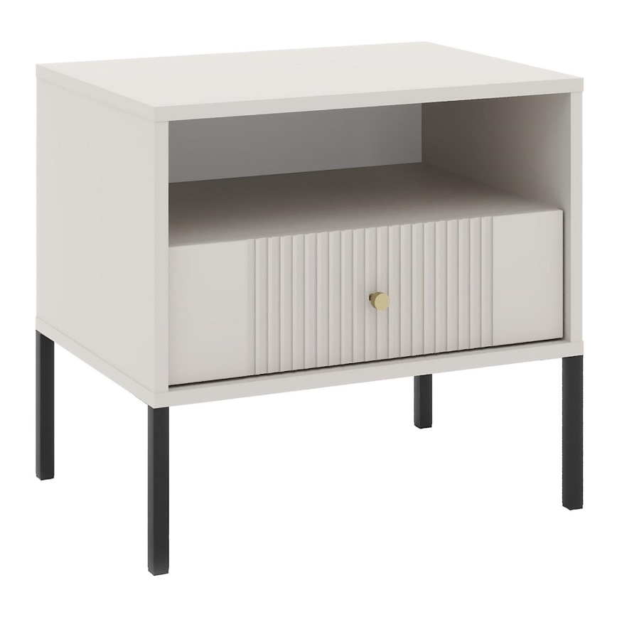 Öökapp LUE beež/must