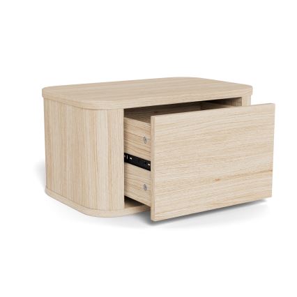 Öökapp MADERA 46x30 cm valge tamm