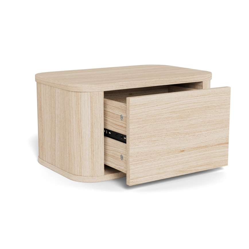 Öökapp MADERA 46x30 cm valge tamm