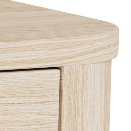 Öökapp MADERA 46x30 cm valge tamm