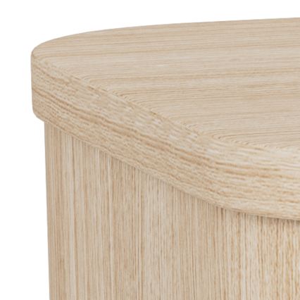 Öökapp MADERA 46x30 cm valge tamm