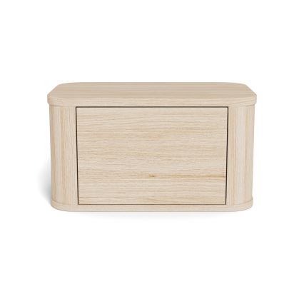 Öökapp MADERA 46x30 cm valge tamm