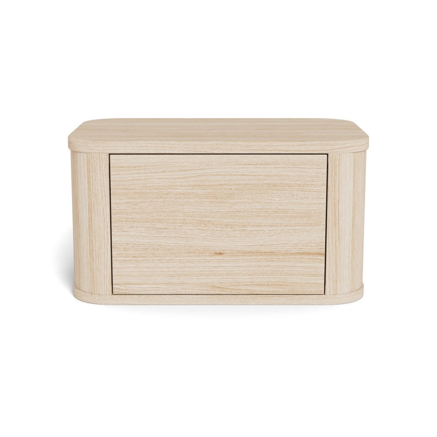 Öökapp MADERA 46x30 cm valge tamm