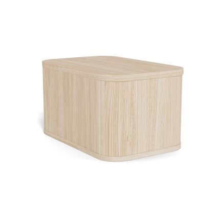 Öökapp MADERA 46x30 cm valge tamm