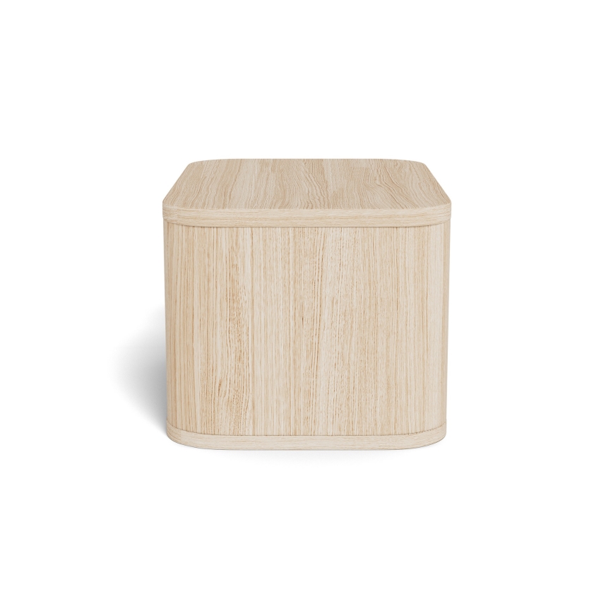 Öökapp MADERA 46x30 cm valge tamm