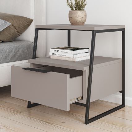 Öökapp ORI must/taupe