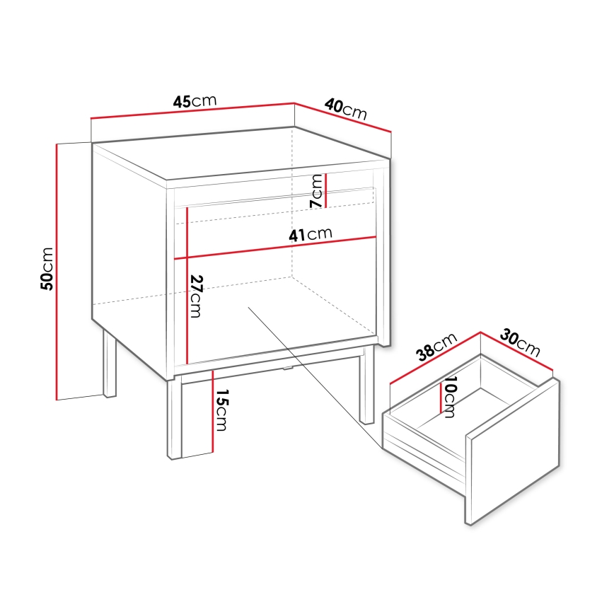 Öökapp OZMI 50x45 cm valge