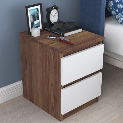 Öökapp WALNUT 46,8x35 cm pruun/valge