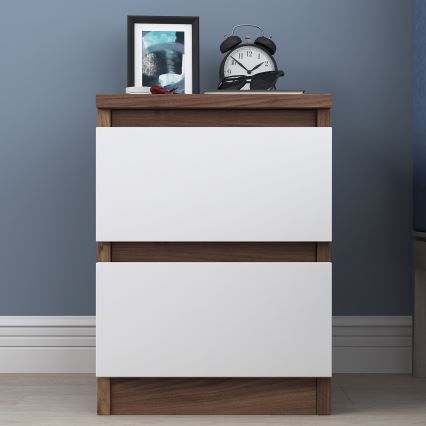 Öökapp WALNUT 46,8x35 cm pruun/valge