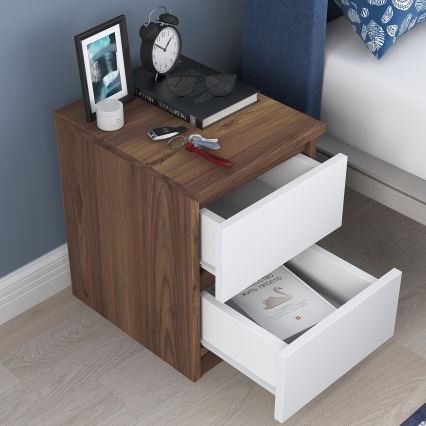 Öökapp WALNUT 46,8x35 cm pruun/valge