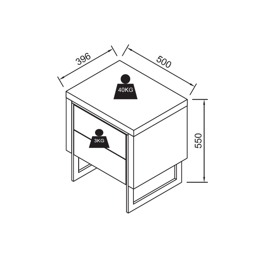 Öökapp ZARINE tamm