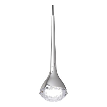 Open Design OR80322 - LED rippvalgusti nööril CRIMA LED/7W/230V läikiv kroom