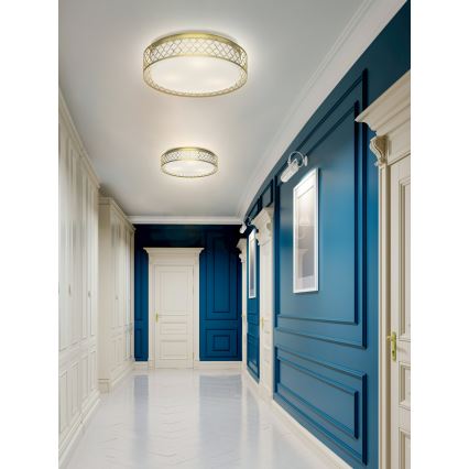 Open Design OR81015 - laevalgusti CAVALLI 3xE27/15W/230V läbimõõt 52 cm messing