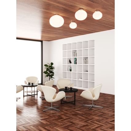 Open Design OR81169 - Laelamp PALLA 1xE27/12W/230V läbimõõt 40 cm läikiv kroom