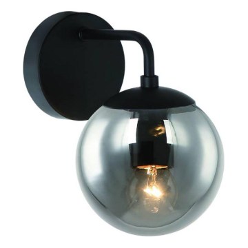 Open Design OR81411 - Seinavalgusti BAO 1xE27/8W/230V must/suitsuhall
